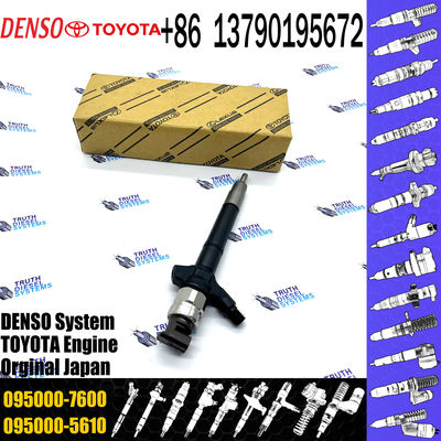 Injector Nozzle 23670-0R160 095000-7600 Injector For Toyota 2AD-FTV Avensis Common Rail Injector 23670-0R160 095000-7600