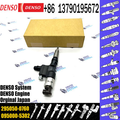 Common Rail Fuel Injector 295050-0760 For HINO N04C EURO4 Dutro 300 Series 23670-E0380 Excavator