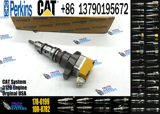 Excavator diesel engine parts 325C diesel engine fuel injector 178-0199 1780199 for 3126 3126B