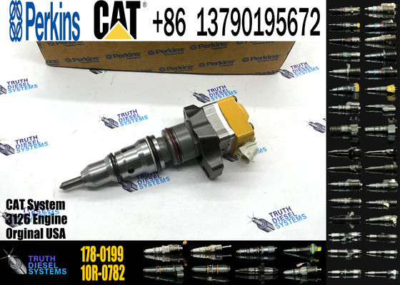 Excavator diesel engine parts 325C diesel engine fuel injector 178-0199 1780199 for 3126 3126B