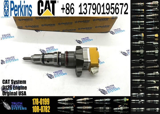 Excavator diesel engine parts 325C diesel engine fuel injector 178-0199 1780199 for 3126 3126B
