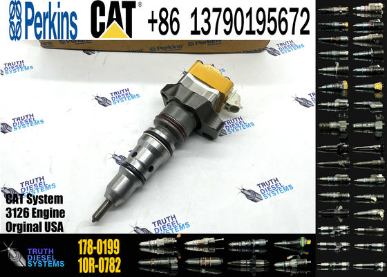 Excavator diesel engine parts 325C diesel engine fuel injector 178-0199 1780199 for 3126 3126B