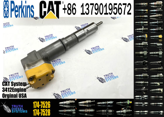 Top quality 3412 injector 20R0758 common rail fuel injector 1747526 174-7526