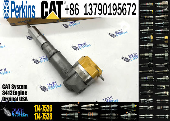 Top quality 3412 injector 20R0758 common rail fuel injector 1747526 174-7526
