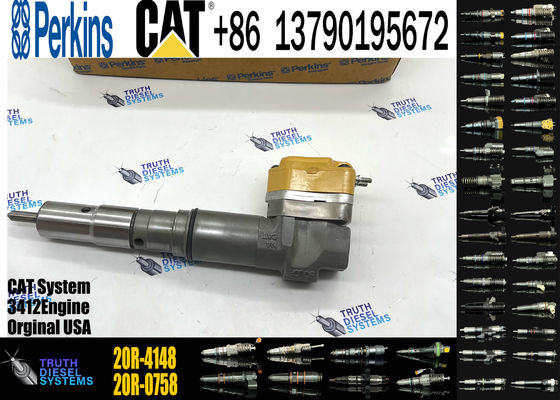 20R4148 Common rail diesel fuel injector 169-7408 20R-4148 For Caterpillar 3412E Engine 1697408