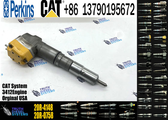 20R4148 Common rail diesel fuel injector 169-7408 20R-4148 For Caterpillar 3412E Engine 1697408