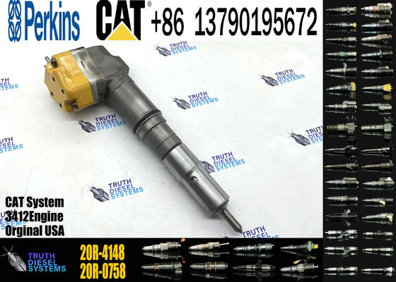 20R4148 Common rail diesel fuel injector 169-7408 20R-4148 For Caterpillar 3412E Engine 1697408
