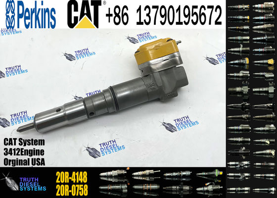 20R4148 Common rail diesel fuel injector 169-7408 20R-4148 For Caterpillar 3412E Engine 1697408
