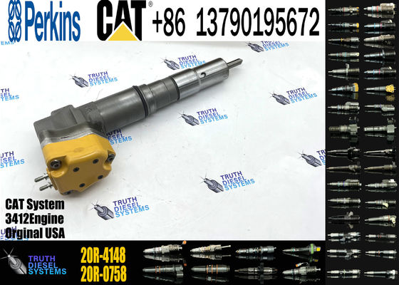20R4148 Common rail diesel fuel injector 169-7408 20R-4148 For Caterpillar 3412E Engine 1697408