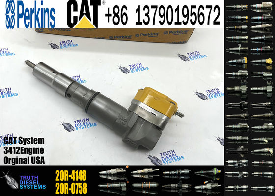 20R4148 Common rail diesel fuel injector 169-7408 20R-4148 For Caterpillar 3412E Engine 1697408