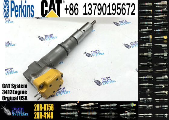 Quality goods common rail diesel fuel injector 174-7526 20R-0758 for caterpillar 3412E