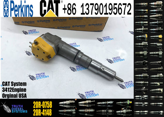 Quality goods common rail diesel fuel injector 174-7526 20R-0758 for caterpillar 3412E