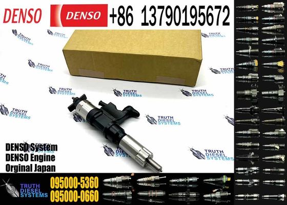 Diesel common rail injector 095000 5360 0950005360 095000-5360 for 6HK1 T6500 T7500 T8500 diesel injector