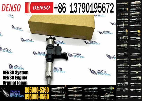 Diesel common rail injector 095000 5360 0950005360 095000-5360 for 6HK1 T6500 T7500 T8500 diesel injector