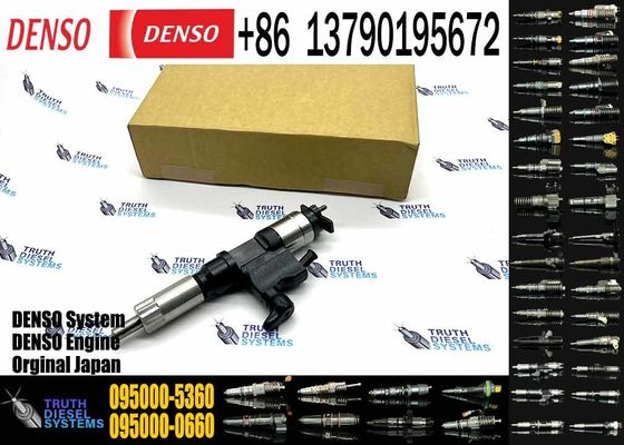 Diesel common rail injector 095000 5360 0950005360 095000-5360 for 6HK1 T6500 T7500 T8500 diesel injector