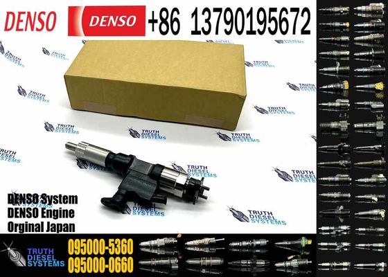 Diesel common rail injector 095000 5360 0950005360 095000-5360 for 6HK1 T6500 T7500 T8500 diesel injector