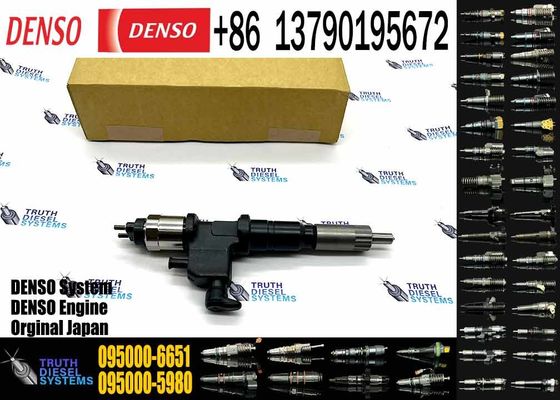 High Quality Common Rail Fuel Injector Assembly 095000-6650 8980305500 8980305504 095000-6651 for 6WF1 For ISUZU
