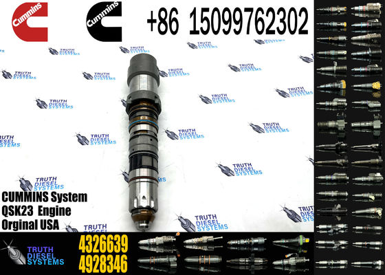 Common rail injector fuel injecto 3766446 4088426 4088427 4928348 4087889 4326639 for QSK23 Excavator QSK23 QSK45 QSK60