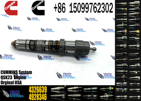 Common rail injector fuel injecto 3766446 4088426 4088427 4928348 4087889 4326639 for QSK23 Excavator QSK23 QSK45 QSK60