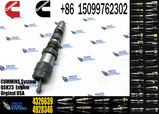 Common rail injector fuel injecto 3766446 4088426 4088427 4928348 4087889 4326639 for QSK23 Excavator QSK23 QSK45 QSK60