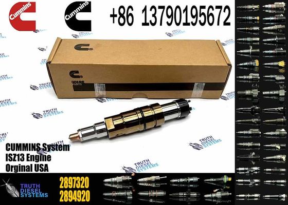 High performance diesel engine fuel injector common rail injector 4384363 5579419 2897320 2872405 for Cummins ISX15 RENE