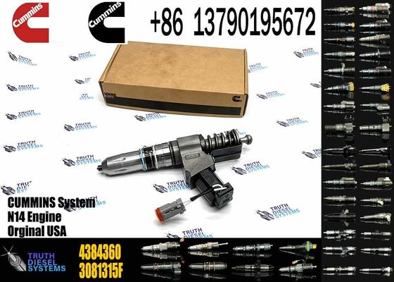 Factory OEM quality Brand New Diesel Common Rail Fuel Injector Assembly 4307516 3087560 4384360 for C ummins N14 engine