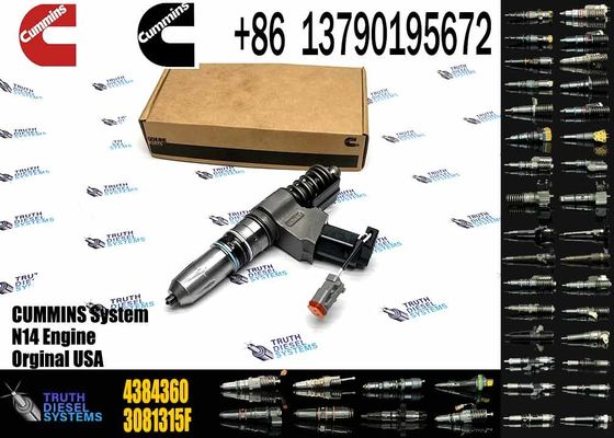 Factory OEM quality Brand New Diesel Common Rail Fuel Injector Assembly 4307516 3087560 4384360 for C ummins N14 engine