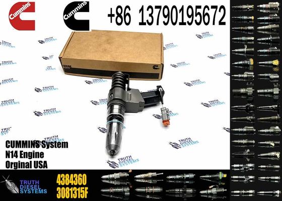 Factory OEM quality Brand New Diesel Common Rail Fuel Injector Assembly 4307516 3087560 4384360 for C ummins N14 engine