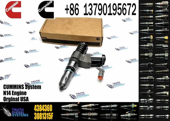 Factory OEM quality Brand New Diesel Common Rail Fuel Injector Assembly 4307516 3087560 4384360 for C ummins N14 engine