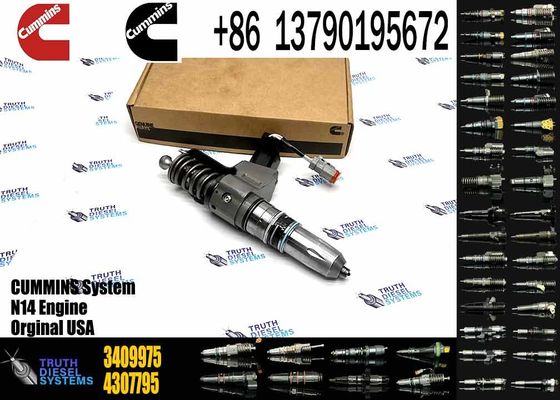 Common Rail Diesel Fuel Injector 3411760 3081315F 3409975 For Cummins QSN14 N14