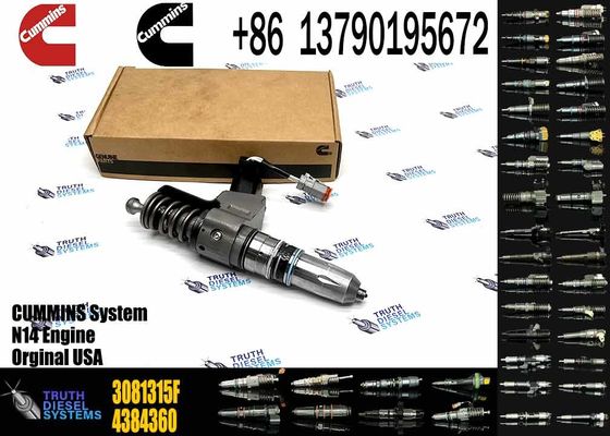 Common Rail Diesel Fuel Injector 3411760 3081315F 3409975 For Cummins QSN14 N14
