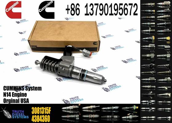 Common Rail Diesel Fuel Injector 3411760 3081315F 3409975 For Cummins QSN14 N14