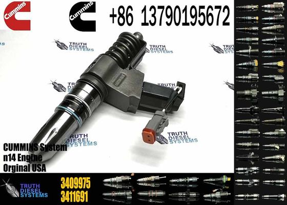 Machinery Engine parts common rail fuel injector 3411760 3081315F 3409975 for Cummins N14  3095086 3411766