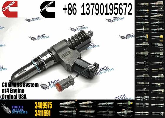Machinery Engine parts common rail fuel injector 3411760 3081315F 3409975 for Cummins N14  3095086 3411766