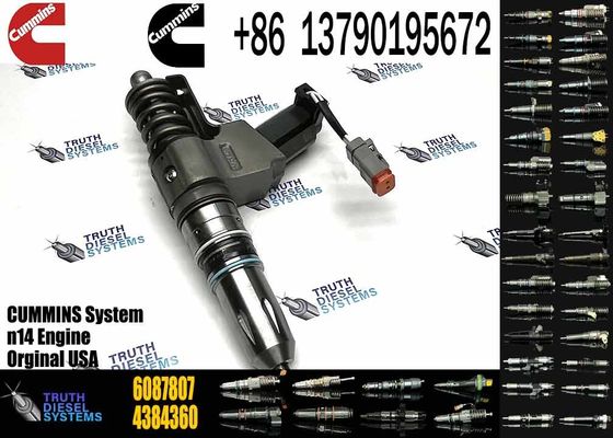Factory OEM quality Brand New Diesel Common Rail Fuel Injector Assembly 4307516 3087560 4384360 for C ummins N14 engine