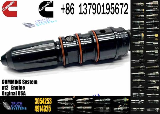 Common rail injector fuel injecto 3054218 3054253 3032392 4914325 for PT Excavator NTA855