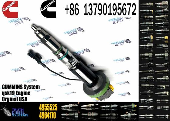 Authentic Used Cummins Engine Injector Nozzle 4964172 & 4955526 for QSK38 QSK50 QSK19 6 Months Warranty Machinery Repair