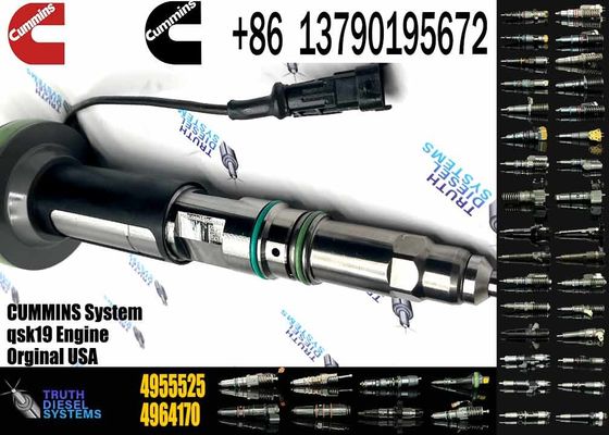 Authentic Used Cummins Engine Injector Nozzle 4964172 & 4955526 for QSK38 QSK50 QSK19 6 Months Warranty Machinery Repair