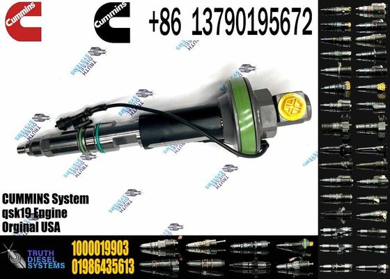 Auto Parts Common Rail Diesel Fuel Injector 1000019903 For Cummins QSK19 QSK38 QSK60