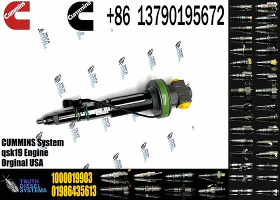 Auto Parts Common Rail Diesel Fuel Injector 1000019903 For Cummins QSK19 QSK38 QSK60