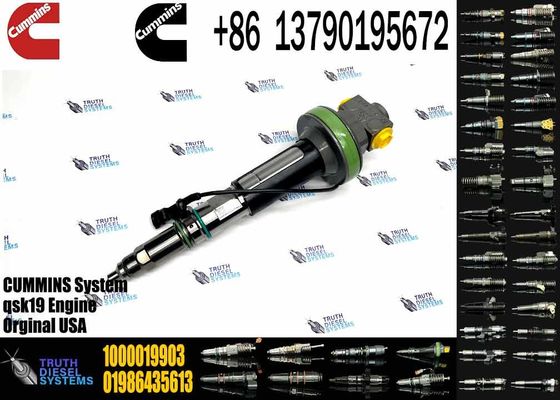 Auto Parts Common Rail Diesel Fuel Injector 1000019903 For Cummins QSK19 QSK38 QSK60