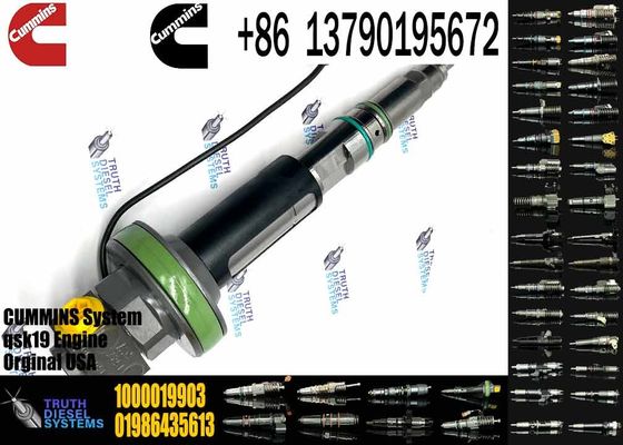 Auto Parts Common Rail Diesel Fuel Injector 1000019903 For Cummins QSK19 QSK38 QSK60
