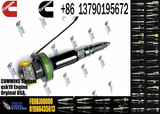 Auto Parts Common Rail Diesel Fuel Injector 1000019903 For Cummins  01986435613  QSK19 QSK38 QSK60