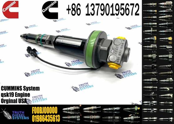 Auto Parts Common Rail Diesel Fuel Injector 1000019903 For Cummins  01986435613  QSK19 QSK38 QSK60