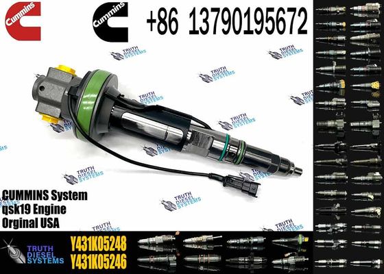 Brand New Common Rail Diesel Fuel Injector Y431K05246 4089972 For Cummins QSK19 QSK38 QSK60