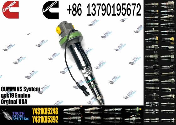 Common rail injector fuel injecto Y431K05248 Y431K05417 Y431K05558 for QSK19 Excavator QSK19 QSK38 QSK50 QSK60