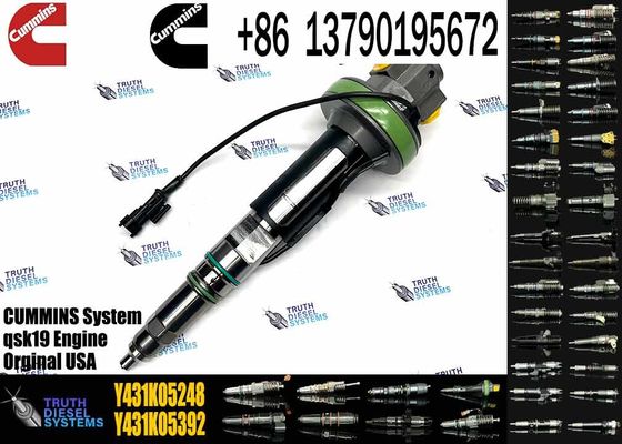 Common rail injector fuel injecto Y431K05248 Y431K05417 Y431K05558 for QSK19 Excavator QSK19 QSK38 QSK50 QSK60