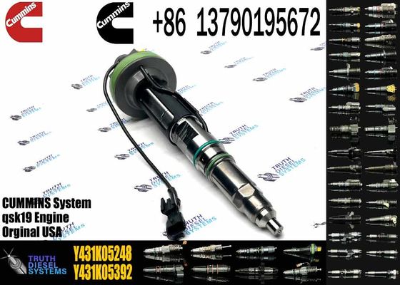 Common rail injector fuel injecto Y431K05248 Y431K05417 Y431K05558 for QSK19 Excavator QSK19 QSK38 QSK50 QSK60