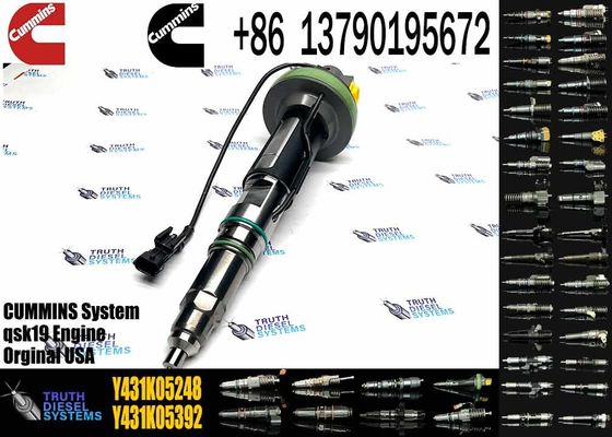Common rail injector fuel injecto Y431K05248 Y431K05417 Y431K05558 for QSK19 Excavator QSK19 QSK38 QSK50 QSK60