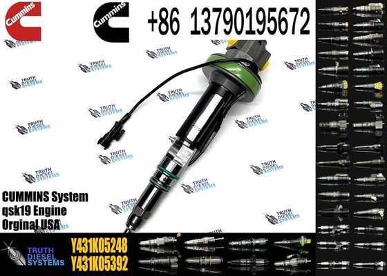 Common rail injector fuel injecto Y431K05248 Y431K05417 Y431K05558 for QSK19 Excavator QSK19 QSK38 QSK50 QSK60